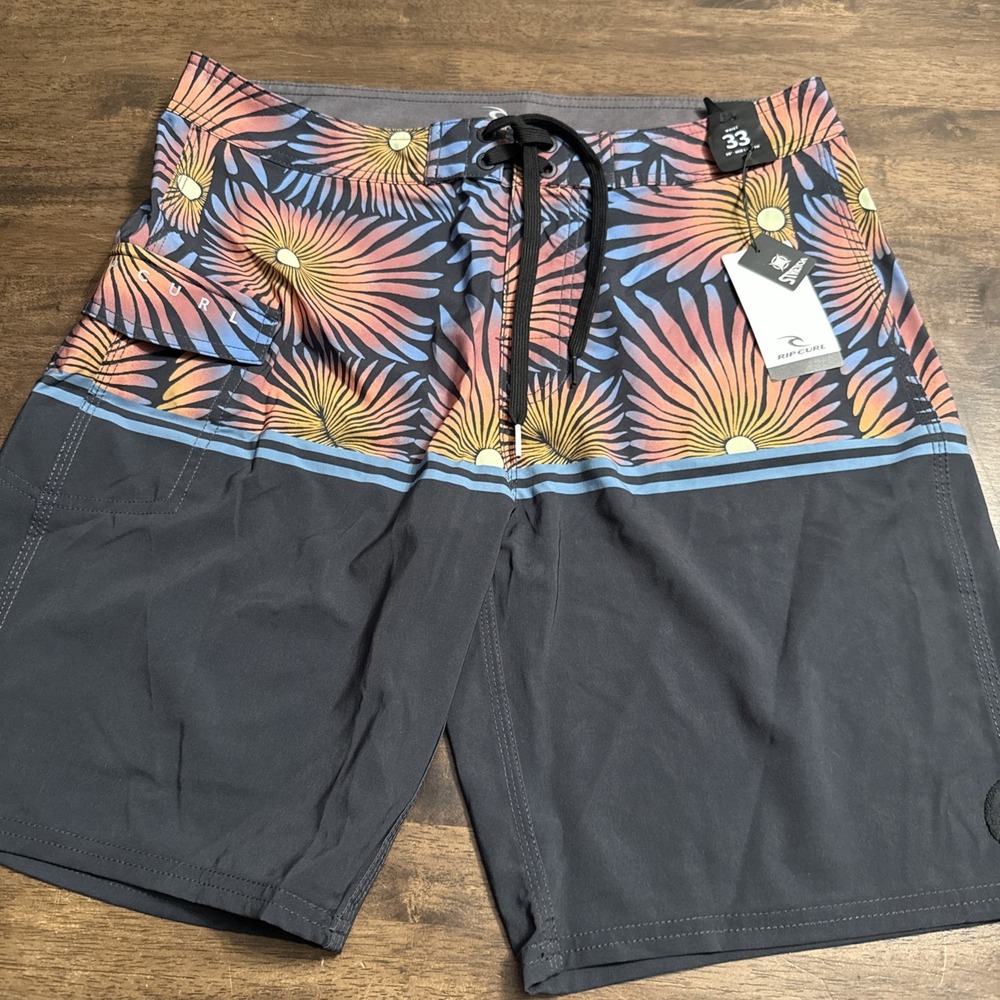 NEW Mens Rip Curl Boardshorts Surf Shorts Menage Split Stretch Size 33 NWT 20"
